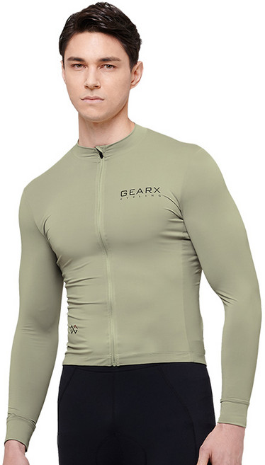 기어엑스 싸이클웨어C 긴팔라운드 02-2 남성 카키
