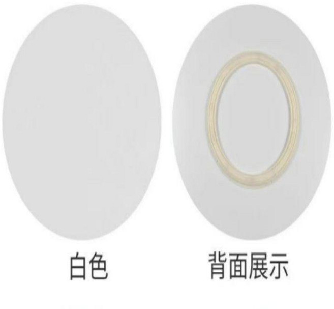 無品牌 圓形餐桌轉盤木質旋轉圓盤 簡約飯桌展臺大圓桌面酒店家用盆景底座, 象牙白-白色,直徑40釐米, 1個