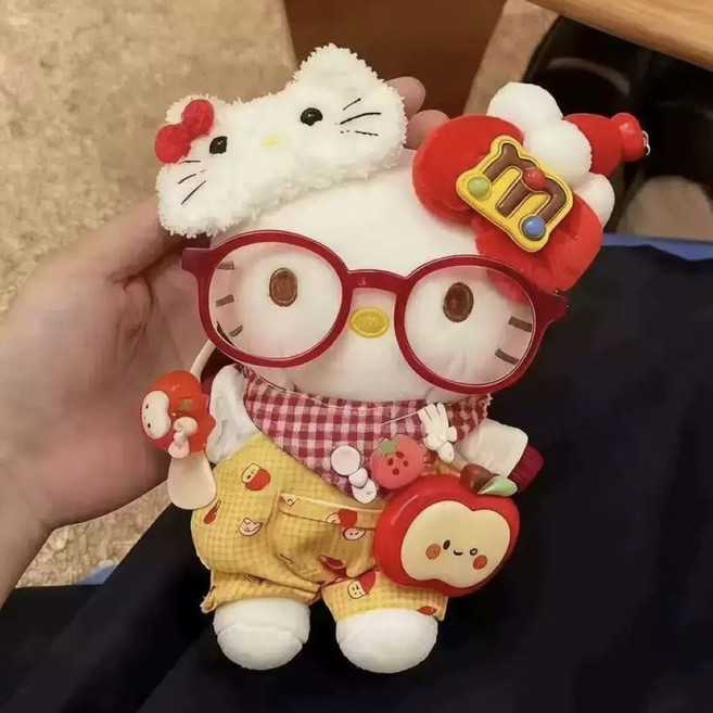 키티 인형 키링 귀여운 캐릭터 인형 가방고리 약 13cm, 1개, 4번