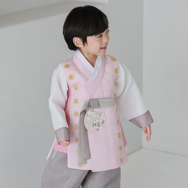 하랑한복 춘복랑 유아동 돌복 어린이 키즈 전통 남아 한복 세트