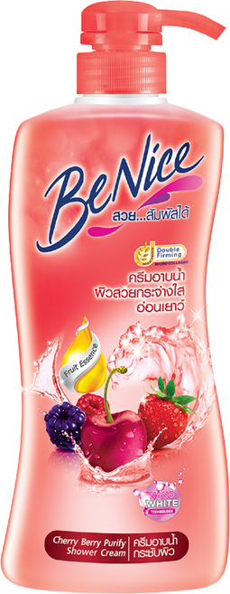 비나이스 펌앤화이트 샤워크림 체리 베리 퓨리파이, 400ml, 1개