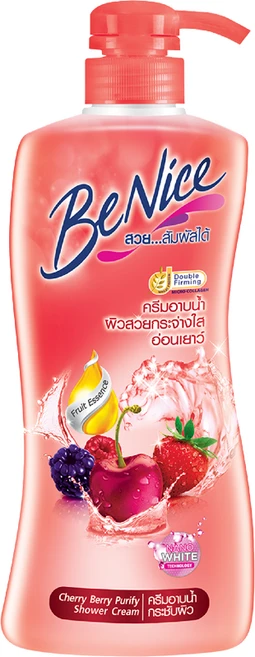 비나이스 펌앤화이트 샤워크림 체리 베리 퓨리파이, 400ml, 1개 - 쿠팡