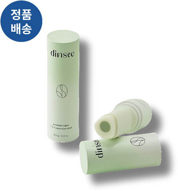 dinsee premium vegan sumscreen stick 딘시 프리미엄 비건 3in1 선스틱 SPF50+ PA++++ 10.5g 3개 I 건조함개선, 5g
