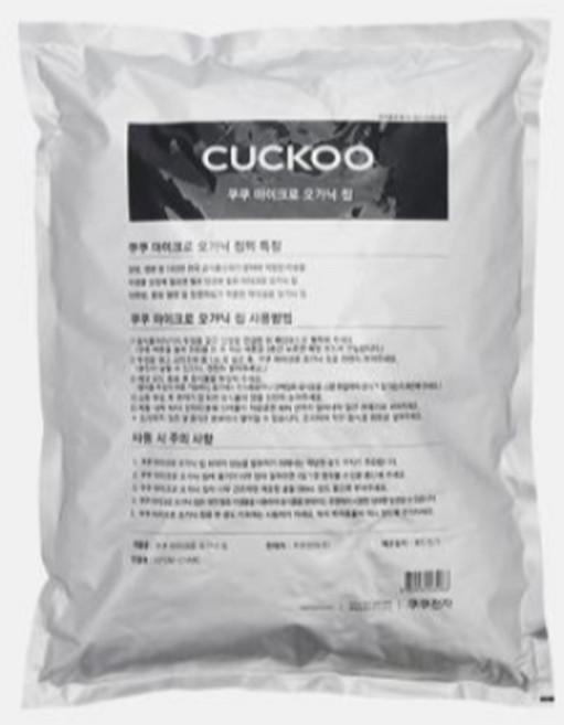 쿠쿠 정품 음식물처리기 마이크로오가닉 칩 미생물제제 CFD-BG202MOG (프리미엄 6중솔 증정), 미정