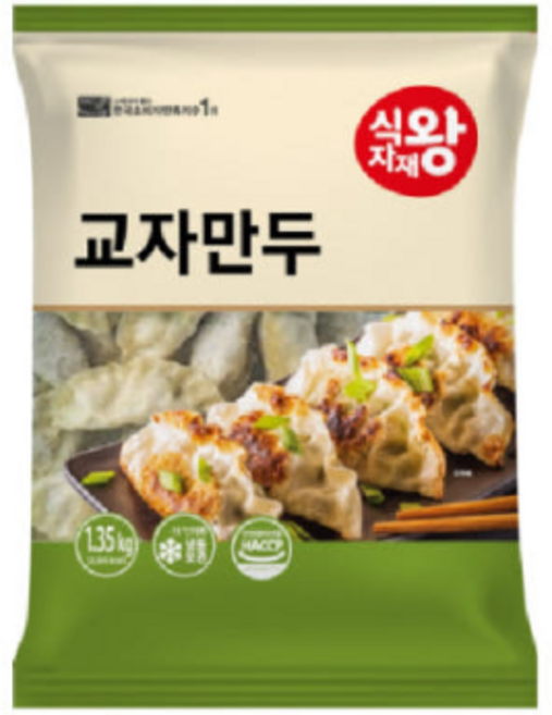 식자재왕 교자만두, 1개, 1.35kg