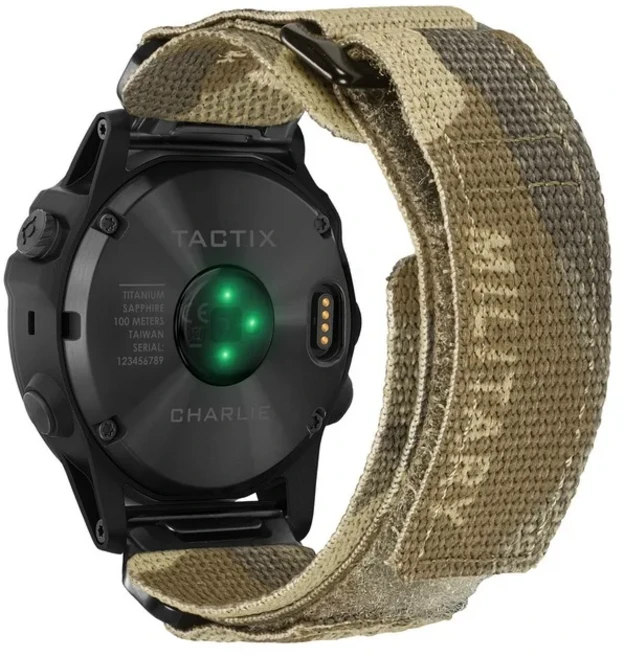 Garmin Quickfit 20 26mm 나일론 군용 손목 스트랩 HEMSUT 시계 밴드 Fenix/Tactix/MARQ/Quatix와 호환 가, 02 HGA131BEG, 03 20mm, 02 S 165mm to 190mm