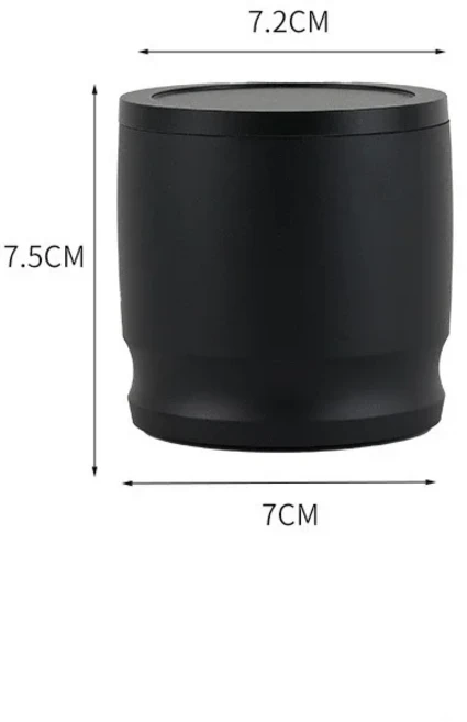 커피 도징 퍼널 알루미늄 합금 블라인드 쉐이커 58mm 포터필터 호환 에스프레소 컵 홈 바리스타 도구 액세, 01 Without lid(heavy)