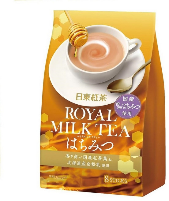 日東紅茶 皇家奶茶粉 在家輕鬆享受濃郁香醇的皇家奶茶風味, 13.5g, 1個, 8個裝