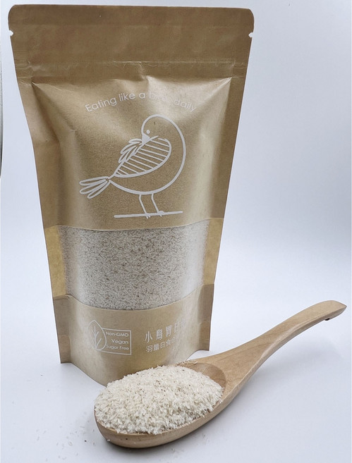 小鳥胃日食 洋車前子殼粉 100g 純素 無糖, 1個