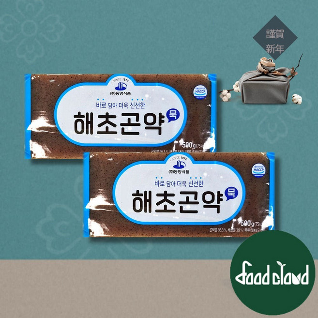 동양식품 해초묵곤약 500g, 2개