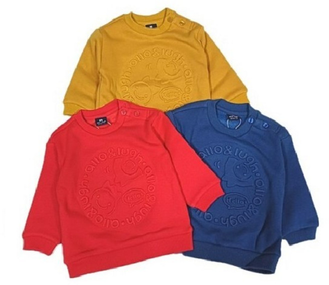 겨울)알로와플티셔츠(레/블루/옐) 90호