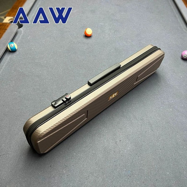 글렉스 방수 하드케이스 당구큐가방 폴리카보네이트 암호기능, 브라운, 1개