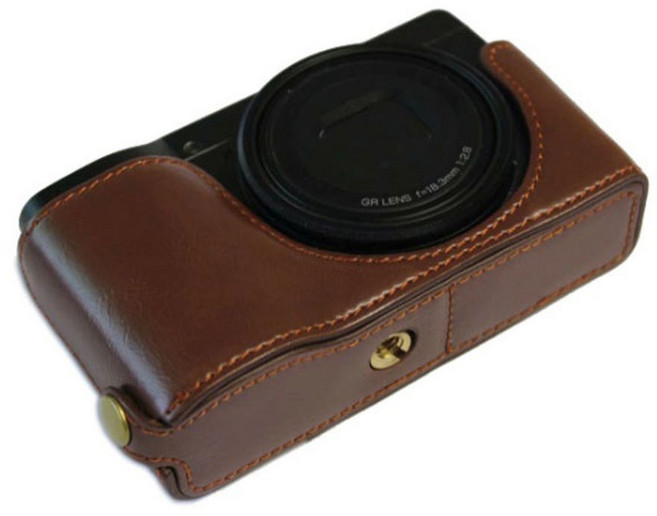 리코 GR3X GR3 HDF 케이스 브라운 GR3X 속사케이스