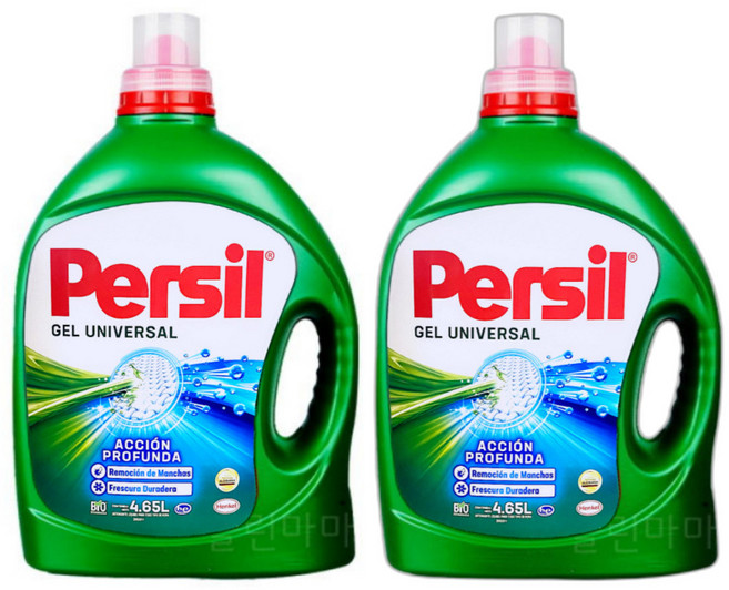 퍼실 젤 유니버설 액상세제 본품, 4.65L, 2개