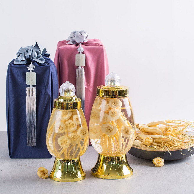 [금산]삼돌이인삼 꽃술 인삼꽃주 간편담금주 키트 명절 감사선물, 1.8L(꽃 7송이 포함)