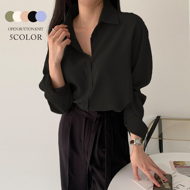 [순이] S.여성 찰랑 루즈핏 셔츠블라우스