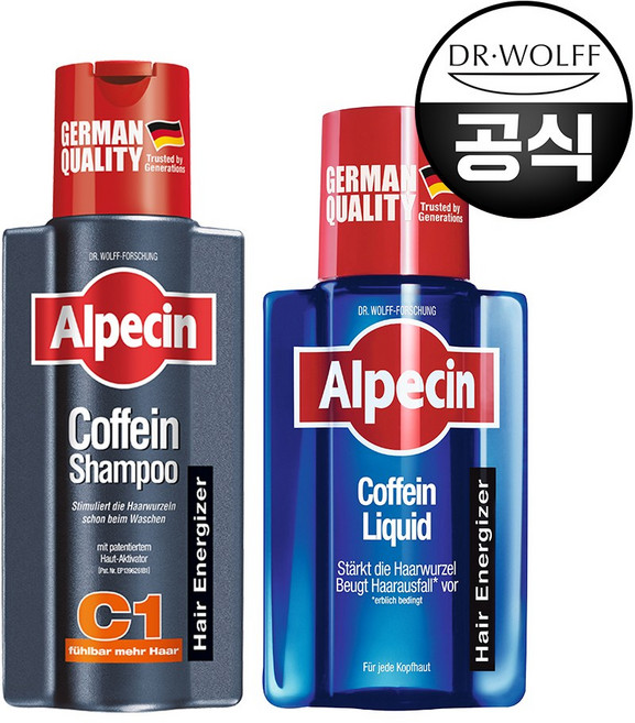 알페신 카페인 샴푸 C1 250ml+리퀴드 200ml, 1개