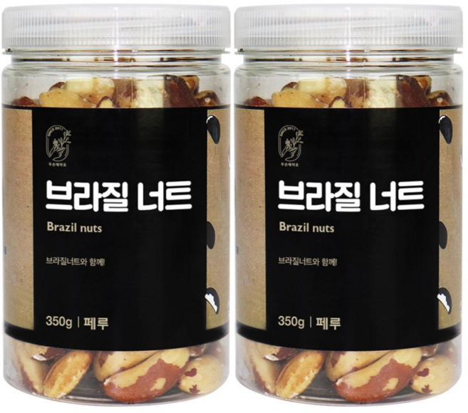 두손애약초 페루 브라질넛 브라질너트 브라질너츠 350g, 2개