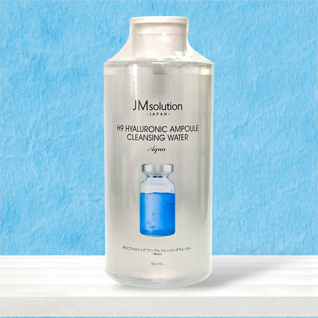 제이엠솔루션 H9 히아루로닉 앰플 클렌징 워터 아쿠아, 850ml, 1개