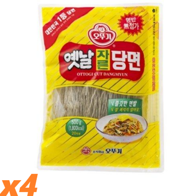 오뚜기 옛날 자른당면 /무료배송, 500g, 4개