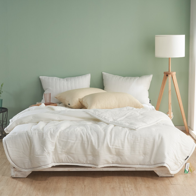 고급 텐셀 모달 부드러운 가벼운 3온스 크리미 여름 봄 스프레드 침구 [국산]