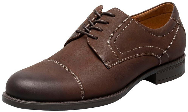[미국수입정품] 플로쉐임 Florsheim Men's Medfield Cap Toe Oxford Brown Crazy Horse 11 Medium 300319