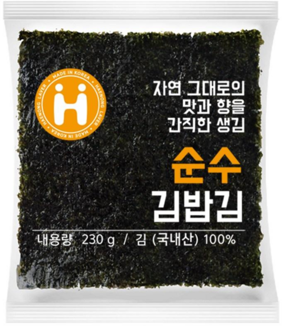 해농 생김 순수 김밥김, 1개
