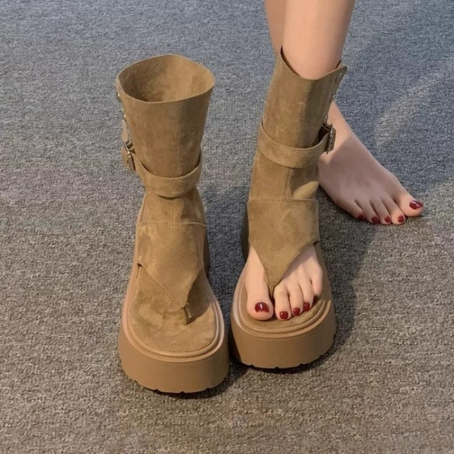 천하오 키높이 부츠 여름 통기 조리 J1280