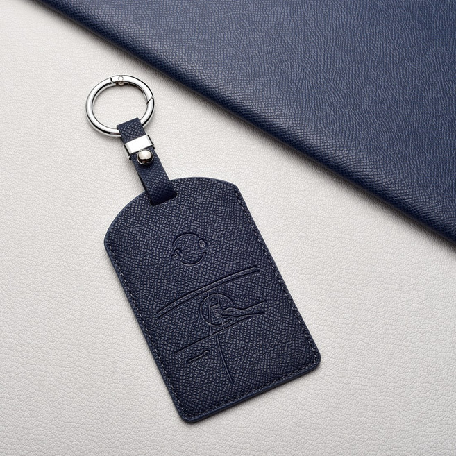 테슬라 카드키 커버 - 모델3/X/Y/S 전차종 호환 (모든 연식 가능), 테슬라 G 타입, 다크 네이비