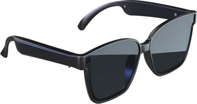 BiiYou 블루투스 선글라스 5.3 블루투스 무선 이어폰 통화 노이즈 캔슬링 방수 아웃도어 스마트 선글라스 내장 마이크, DYY-12