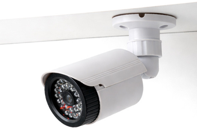 ZIO-BIZ 프리미엄 LED 모형 CCTV 감시카메라 + 스티커 / 방범 보안 가짜 CCTV 카메라 무선 실외 야외 감시카메라, 1개, 화이트