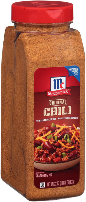 맥코믹 오리지널 칠리 시즈닝 믹스 620g McCormick Original Chili Seasoning Mix 22 oz, 1개, 1.75kg