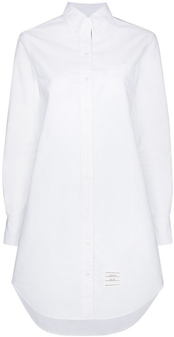 톰 브라운 RWB 스트라이프 미니 셔츠 드레스