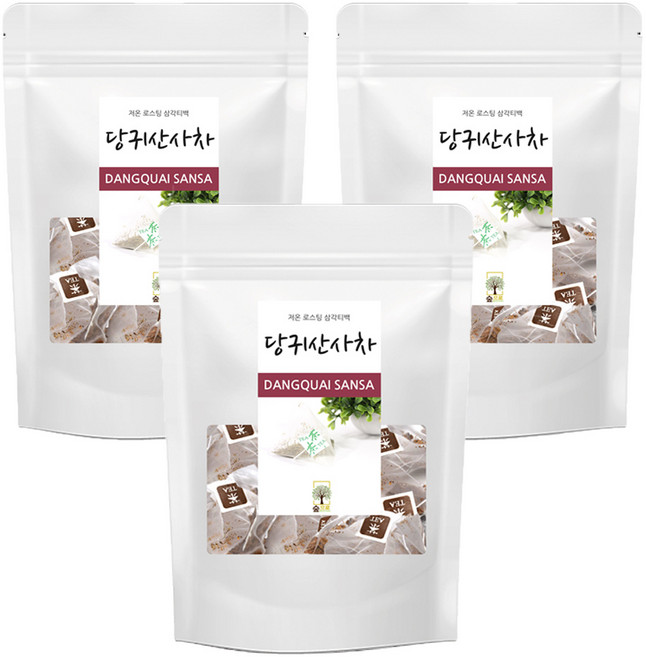 숲으로허브 당귀산사 25티백, 3개, 25개입, 25g