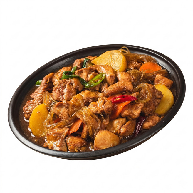 국내산닭 간장 순살 찜닭 500g+500g 양념 찜 캠핑 밀키트 맛집, 1개, 500g