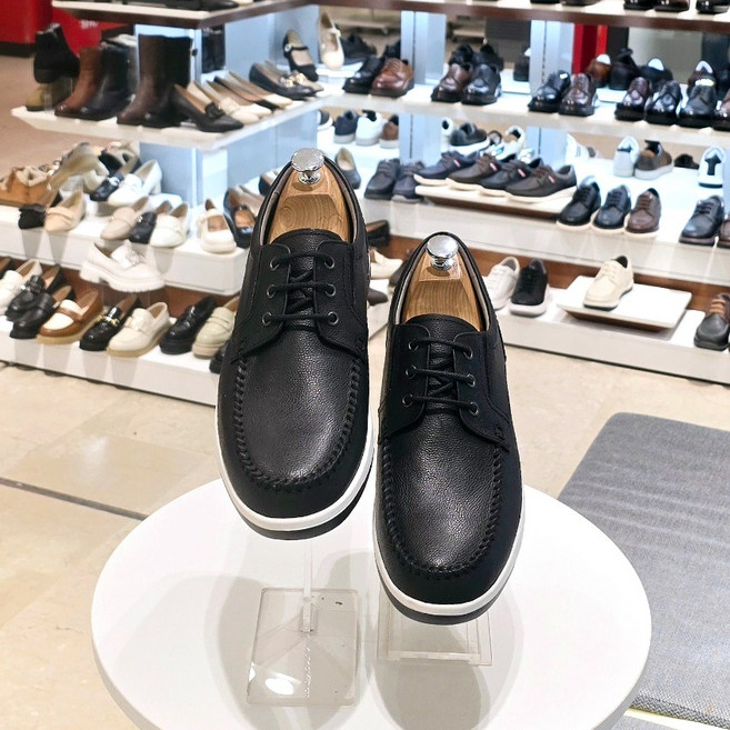 탠디by미셸 남성 파격할인 경량쿠션 심플가죽 사이드밴드3cm캐주얼 단화(Y32P0041D)