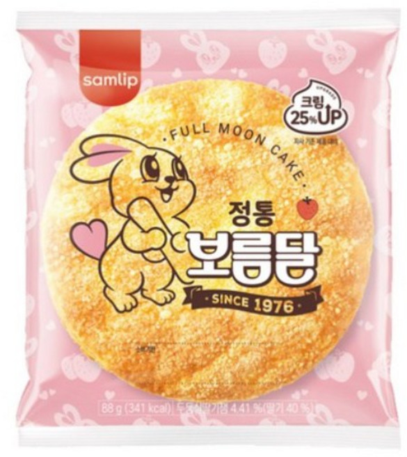 삼립 정통보름달 88g 10봉, 정통보름달 10봉, 10개