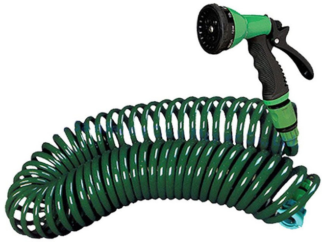 베란다 청소 화분 농헙 농사 호스 세차호스 코일호스20M, 1개, 쿠팡 본상품선택