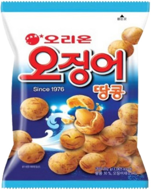 오리온 오징어 땅콩, 202g, 6개