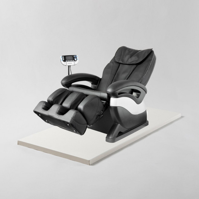 실내운동기구 런닝머신 안마의자 웨이트기구 충격흡수 진동 층간소음 방지매트 업그레이드 L, 블랙아웃 (1200 x 800 x 20mm)