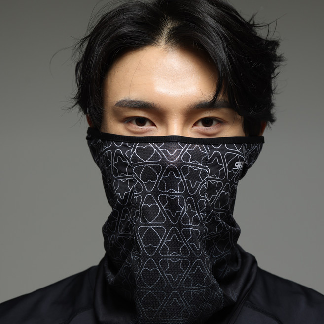 나인에프엑스 썸머체이스 햇빛가리개 자외선차단 여름용 스포츠 워머 마스크 릴렉스핏, 08.갬블러 블랙화이트