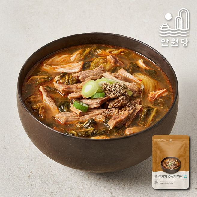 [안원당] 우거지 순살감자탕 750g, 1개