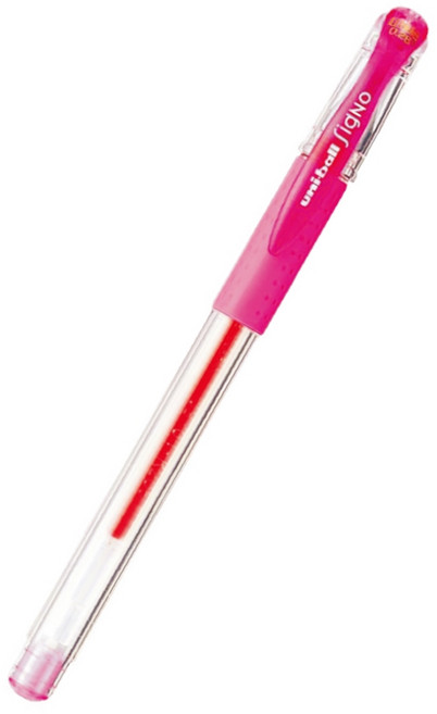 시그노 유니볼 펜 UM-151 0.28mm, 분홍, 6개