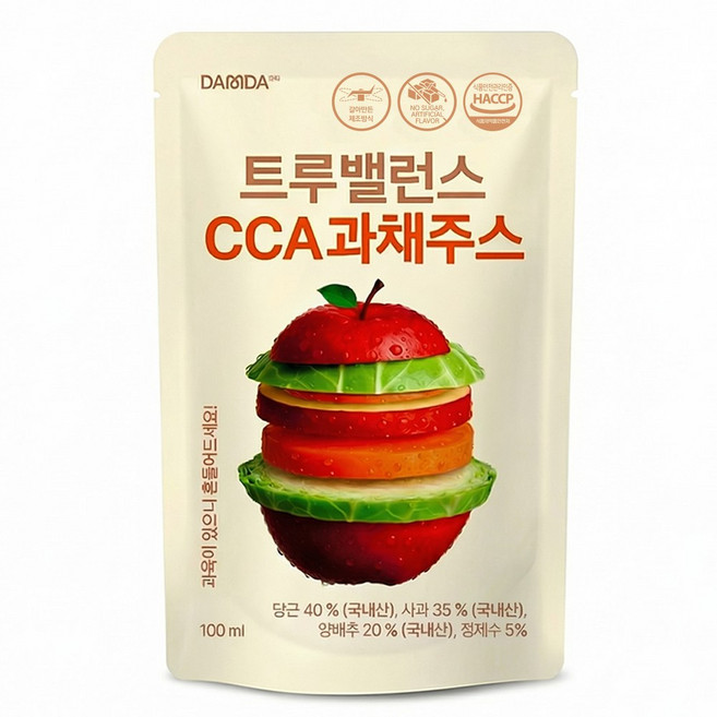 껍질까지 통째로 갈아만든 진짜 CCA주스, 60개, 100ml