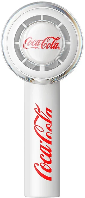 코카콜라 휴대용 선풍기 초강력 바람 3단계 미니 핸디 USB 충전식 1200mAh 및 야외 캠핑 여행용, 02 1200mah