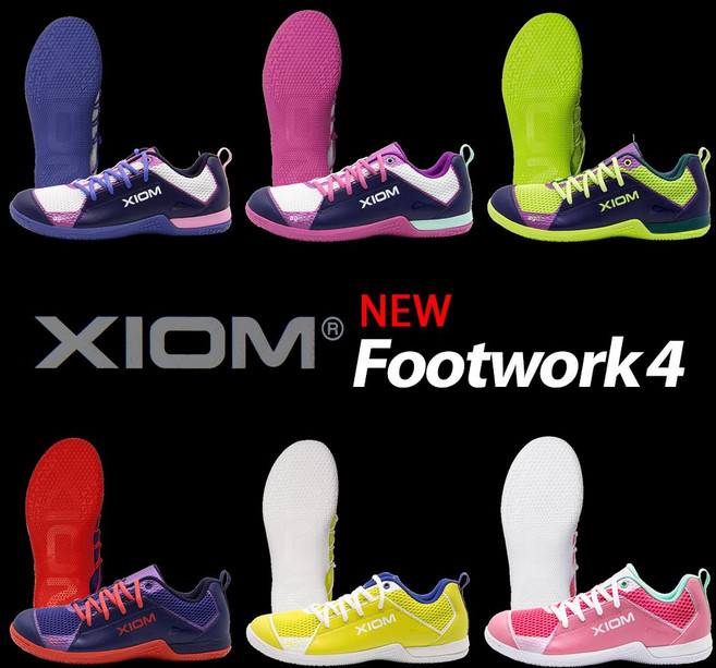 [엑시옴] 풋워크(FOOTWORK 4) - 탁구화 실내스포츠화
