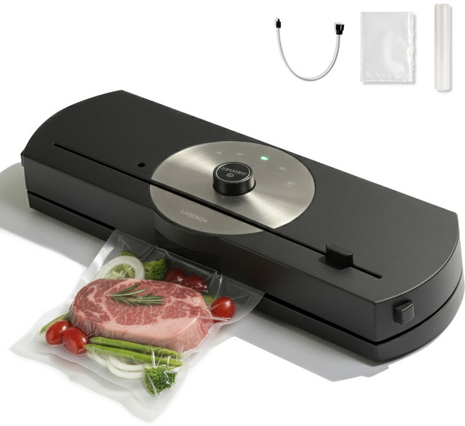 초강력 진공포장기 가정용 밀봉 진공기 업소용 음식 고기 포장기계 식품 습식 압축기 홈웰