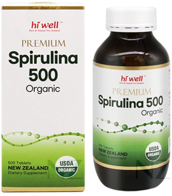 [하이웰] 프리미엄 유기농 스피루리나 500 500정, 1개 - 쿠팡