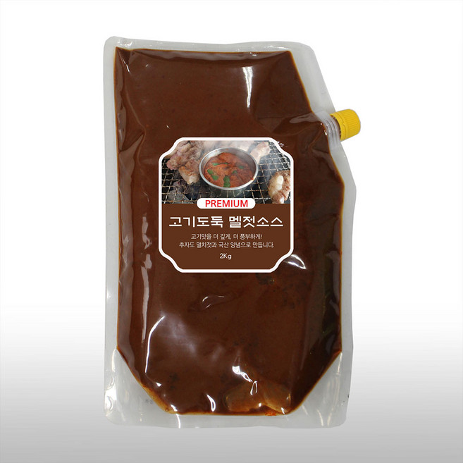 고기도둑 프리미엄 멜젓소스 대용량, 2kg, 1개