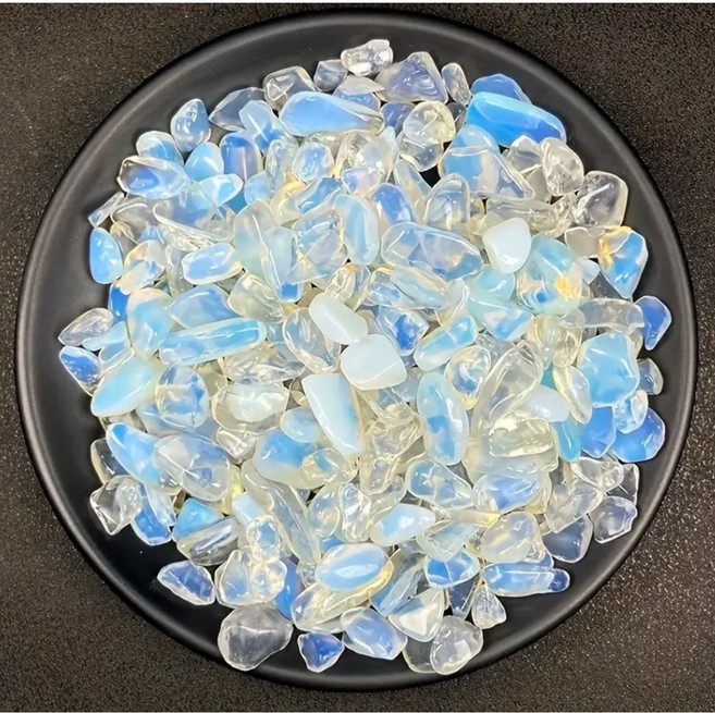100g 고퀄리티 천연 오팔 크리스탈 쿼츠 아로마테라피 돌 어항/화분/수족관 DIY 장식